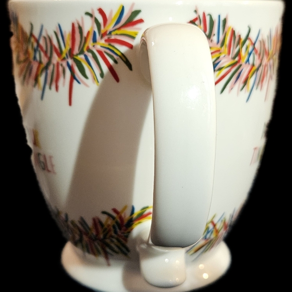 Opal House Mug Don’t Get your Tinsel in a Tangle.  Cheerful Christmas Mug Cup. - Picture 2 of 7